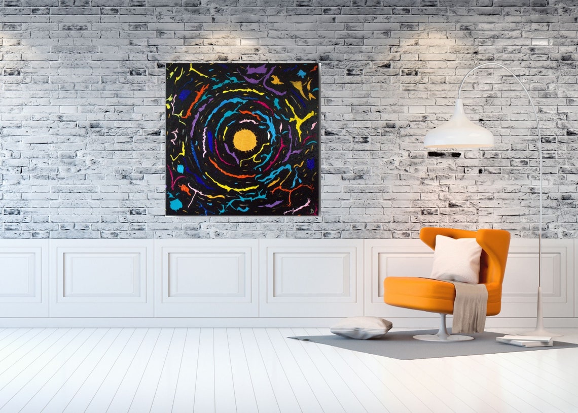 Druck auf Leinwand Leinwanddruck Kunstdruck Wandbild abstraktes