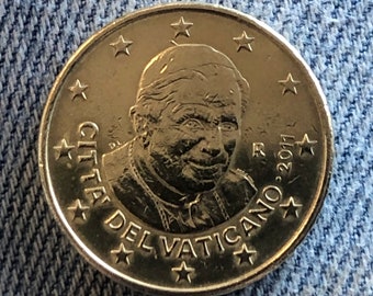 Coin 50 eurocent Vatican City 2011 - Pope Benedict XVI - Pope Ratzinger