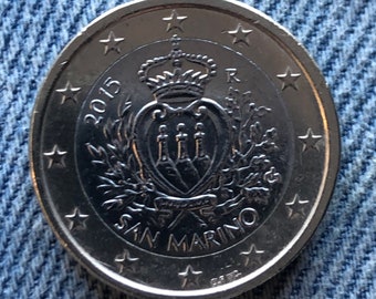 Coin 1 Euro San Marino Republic - coin 1 euro San Marino 2015