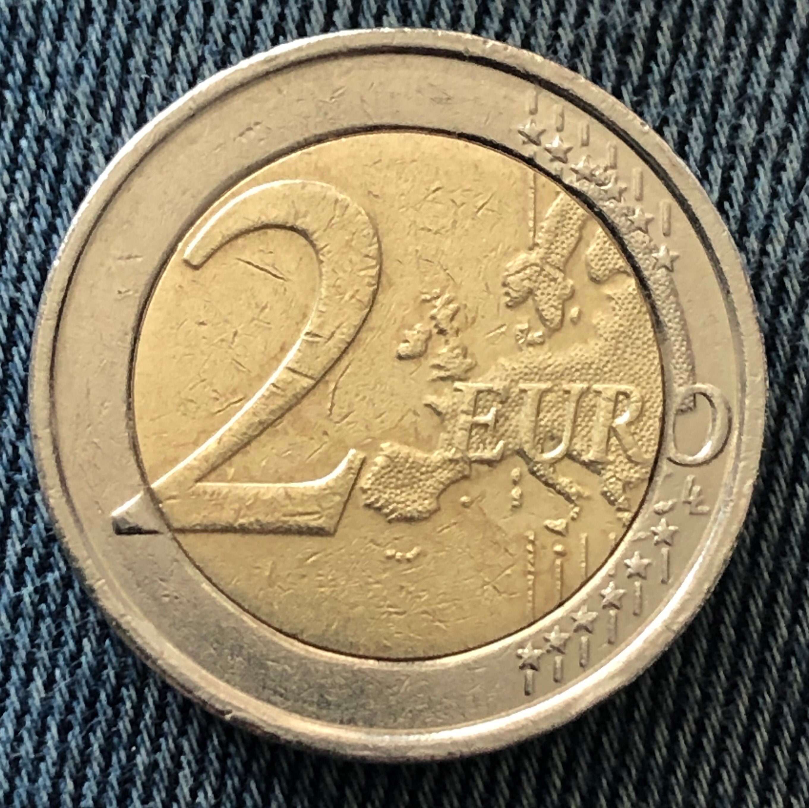 コイン 2 ユーロ ベルギー 2009 - EMU 10 年ユーロ 1999 - 2009
