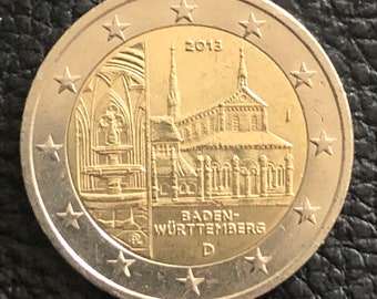 Coin 2 euro Germany 2013 &#39;J&#39; (Hamburg) commemorative Baden Württemberg - Maulbronn monastery