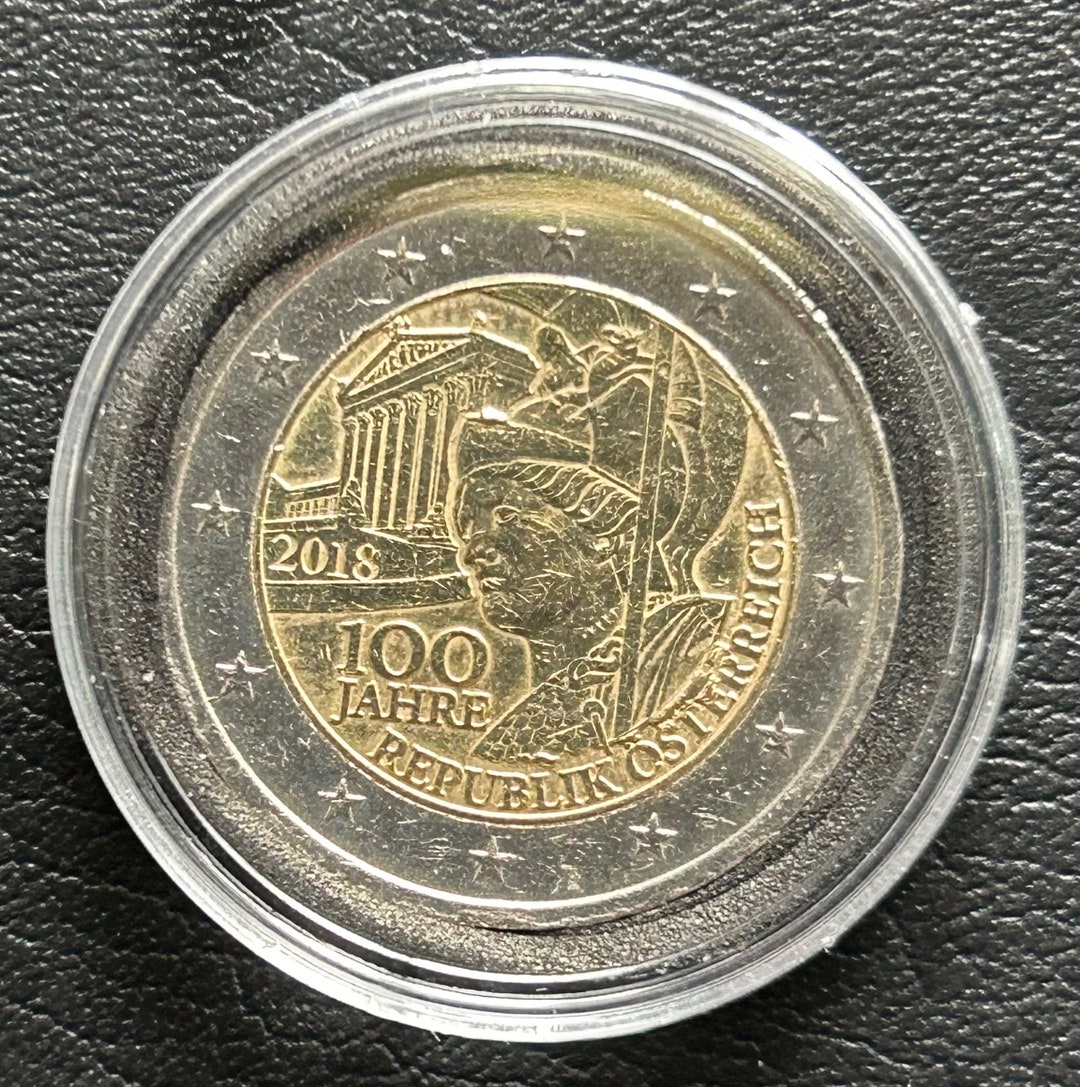 Coin 2 Euro Austria Republik Osterreich 2018 Commemorative - 100 Years ...
