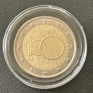 Coin 2 Euro Belgium Belgium Belgique commemorative 2013 - 100 years kmi irm - Royal Meteorological Institute