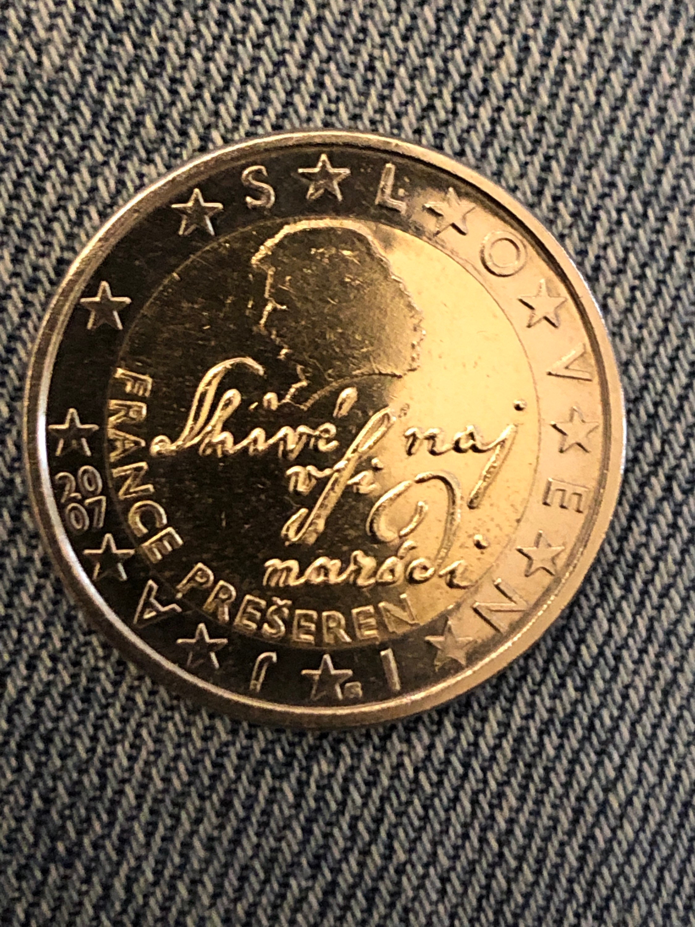 2 Euro Münze Slowenien 2007 France Preseren Wert 2 euro Munt Slovenië Slovenja 2007 Frankrijk Preséren - Etsy Nederland