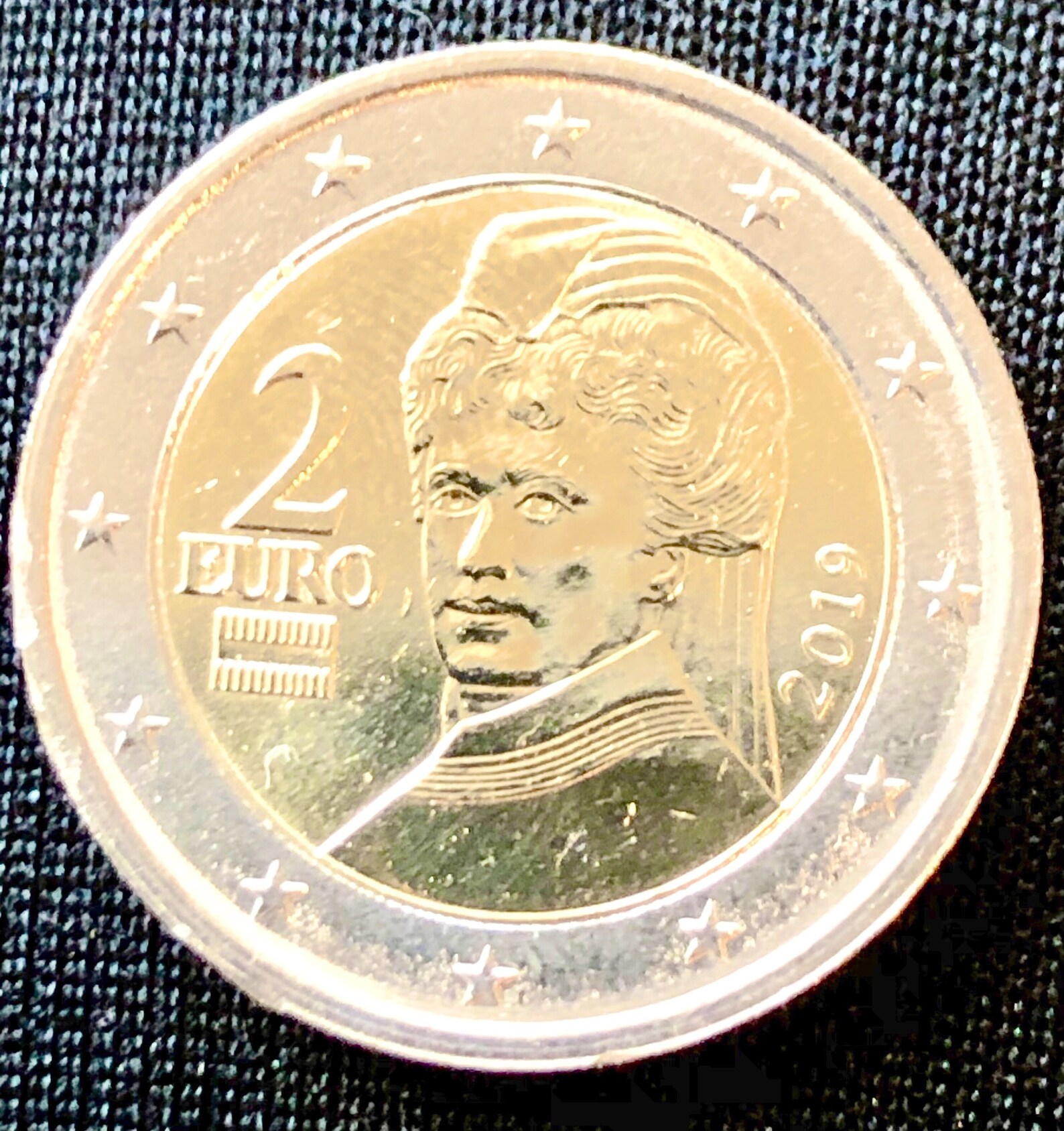 Piece De 2 Euros Bertha Von Suttner