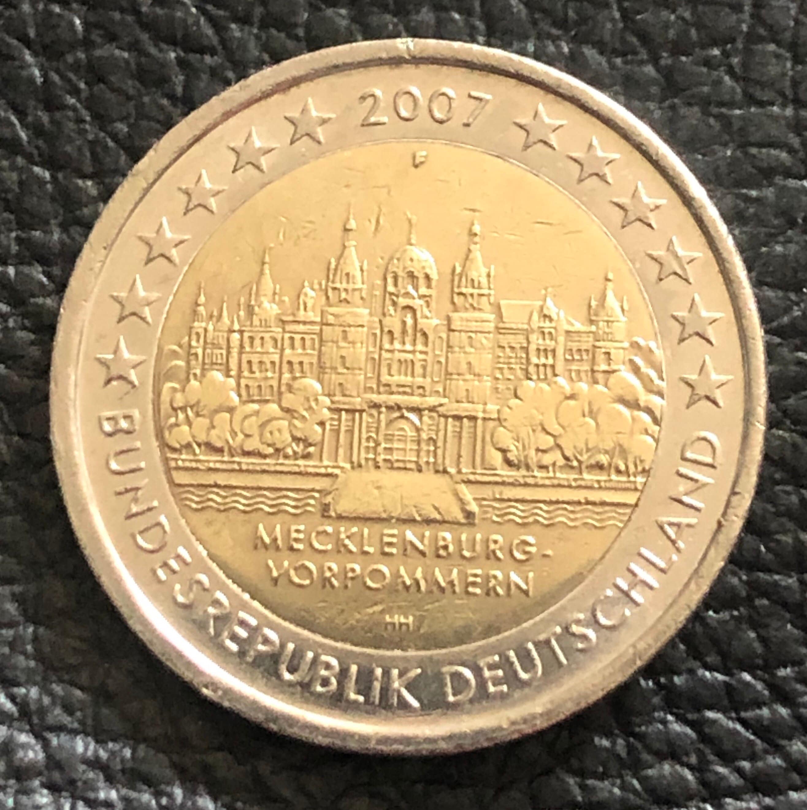 送料無料 いくらから 2007 Germany Euro 2 Coin F Mecklenburg - (stuttgart) 洋楽