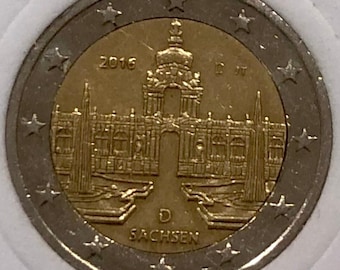 2 euro coin Germany 2016 D - Munich - Zwinger in Dresden in Sachsen - commemorative RARE