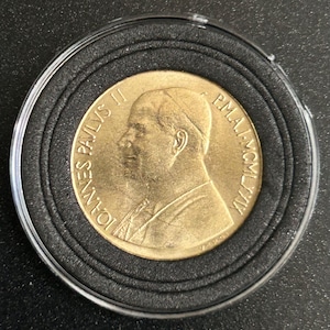 Münze 20 Lire Vatikanstaat 1979 - Papst Johannes Paul II. Karol Wojtyla „die Macht“ - SELTEN 1 von 170.000 geprägten Stück Vatikanstadt