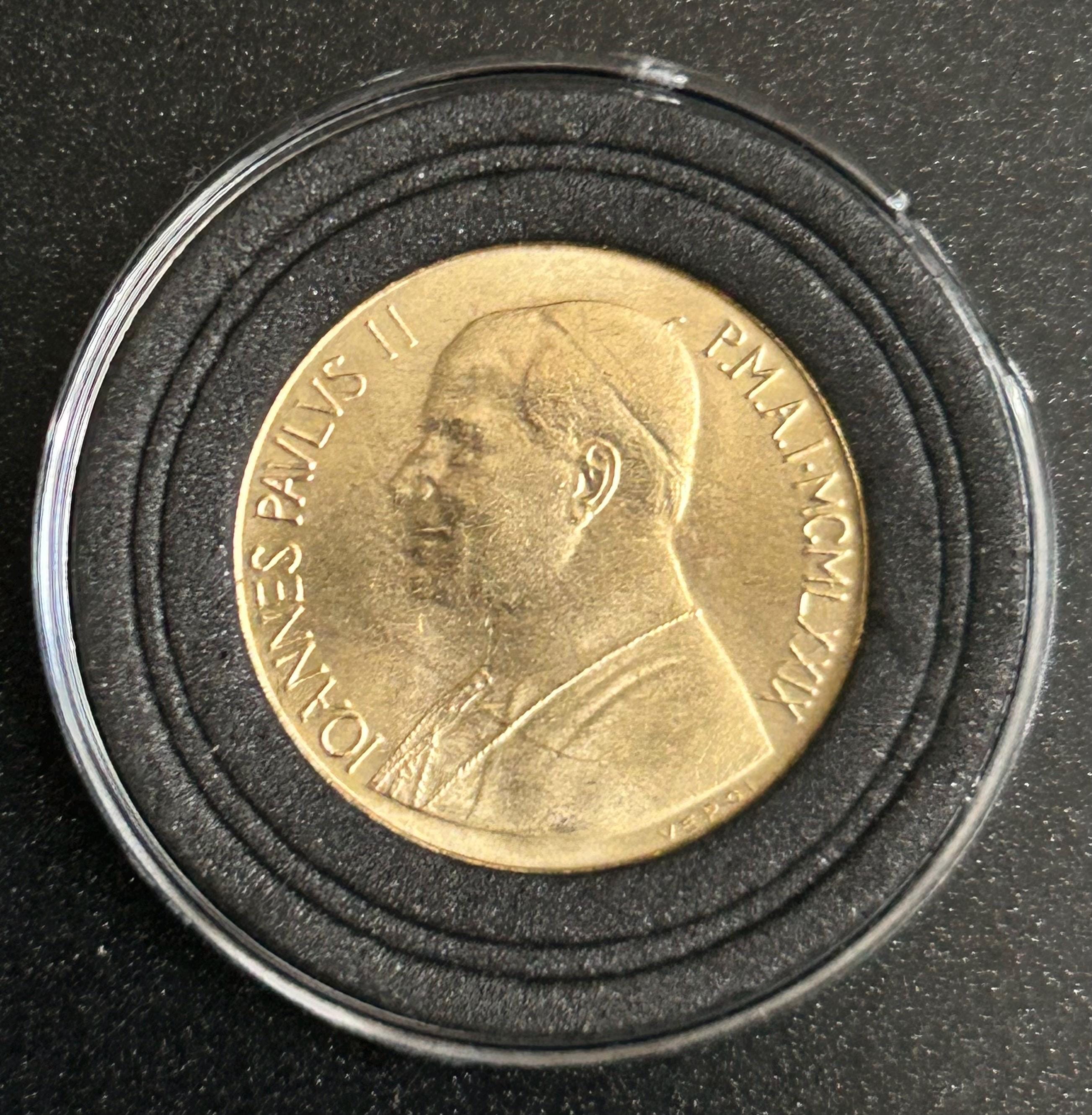 Coin 20 Lire Vatican State 1979 - Pope John Paul II Karol Wojtyla ‘the force’ - RARE 1 of 170,000 pieces minted Vatican City