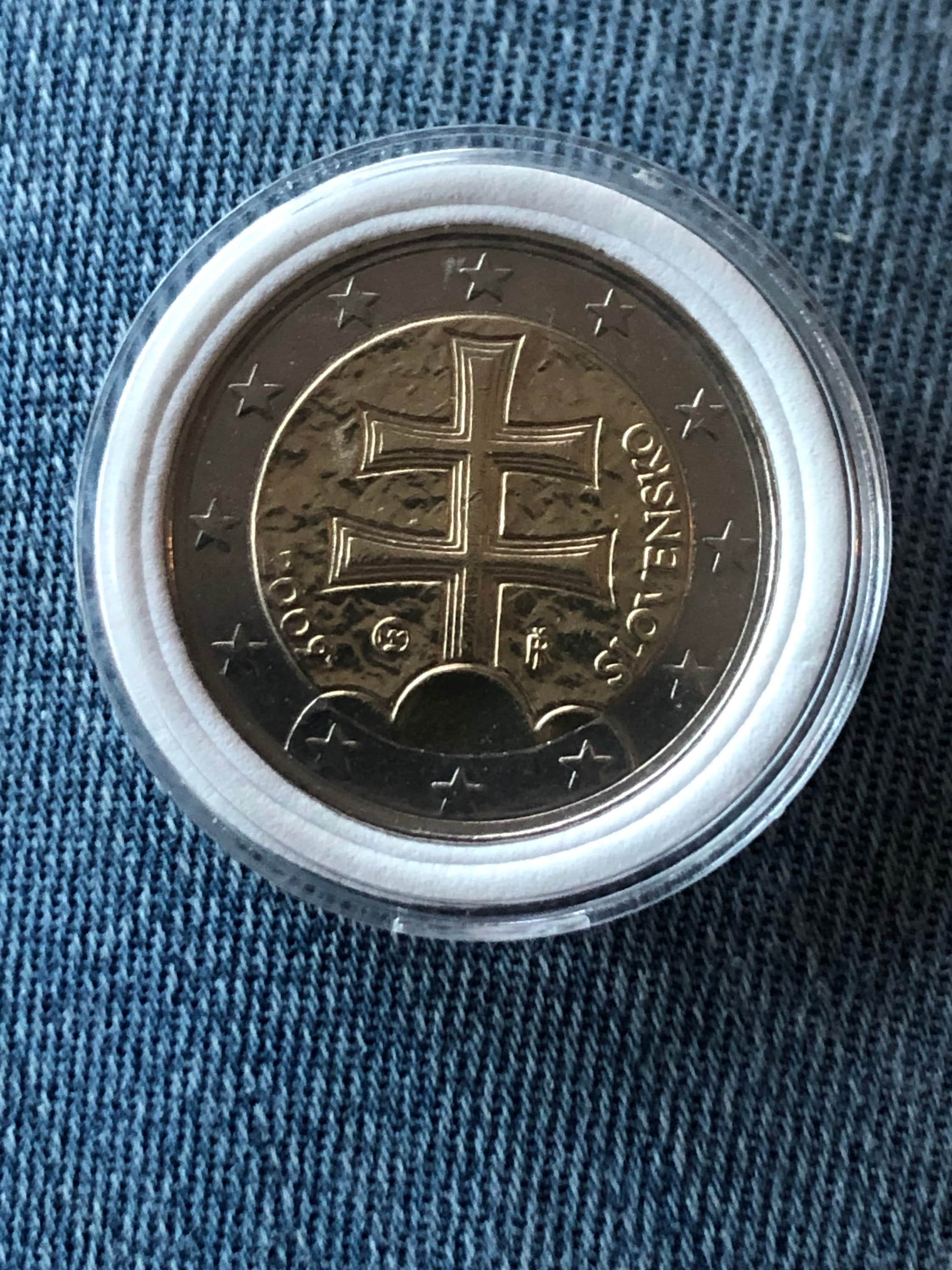 Pièce De 2 Euros Slovensko 2015 Valeur Pièce 2 Euro Slovaquie Slovensko 2009 - Etsy France