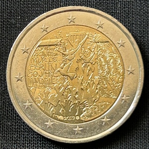 Coin 2 euros France 2019 - commemorative 30 years of the fall of the Berlin Wall