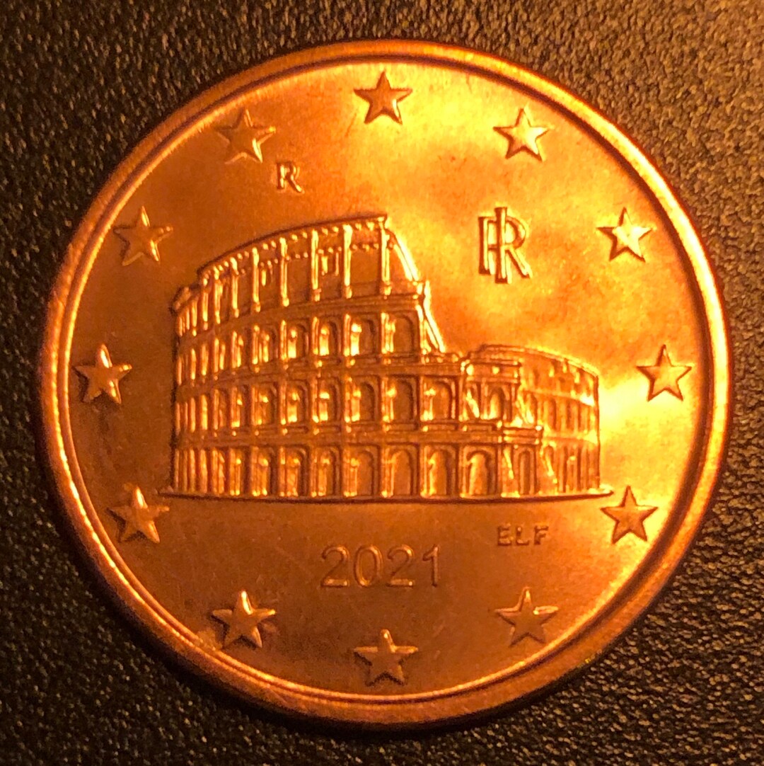 Poids D Une Pièce De 5 Centimes Pièce 5 centimes deuro italie 2021 Rare - Etsy France