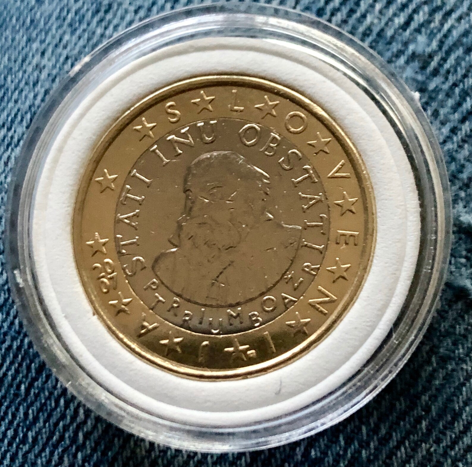 Coin 1 euro Slovenia 2007 Primoz