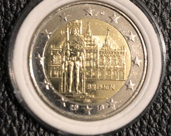 Coin 2 Euro Germany 2010 &#39;D&#39; (Munich) - Bremen celebratory coin