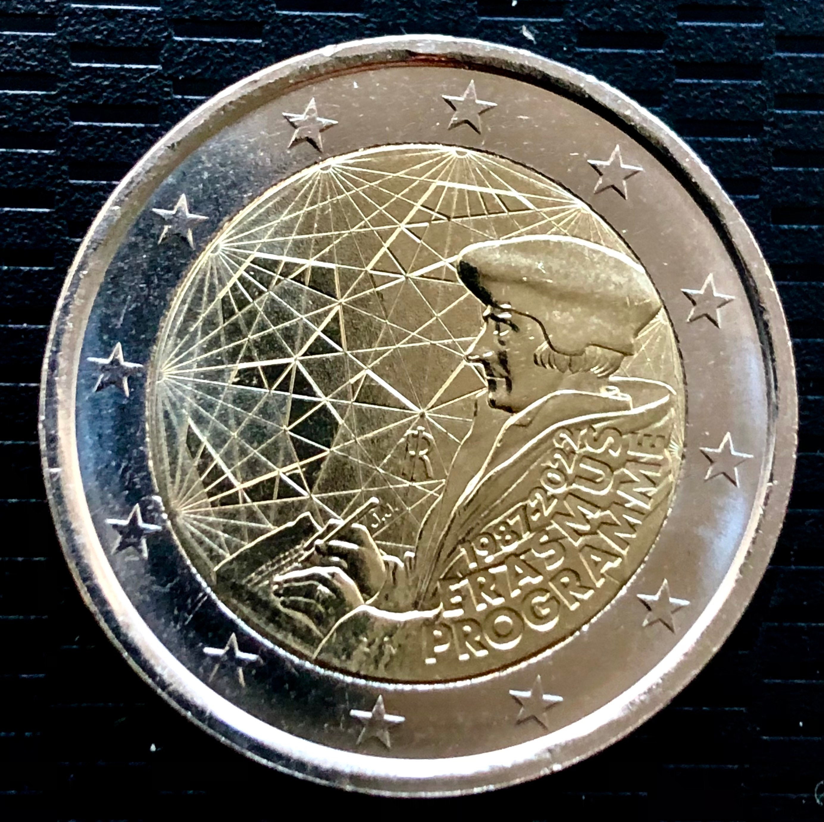 Coin 2 euro Italy 2022 - 35 years Erasmus Programme commemorative