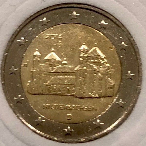 Coin 2 euro Germany 2014 'D' Munich - Commemorative Niedersachsen: St Michele's Church in Hildesheim