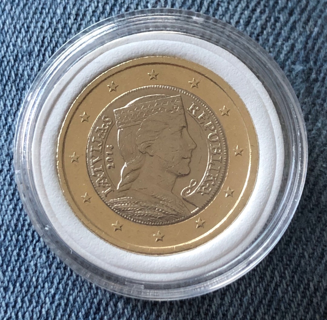 Piece De 1 Euro Republika Latvijas 2014 Prix Pièce 1 euro Lettonie 2014 LATVIJAS REPUBLIKA - Etsy Canada