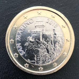 Coin 1 Euro San Marino Republic - coin 1 euro San Marino 2018 (xl)