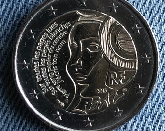 Coin 2 Euro commemorative France 2015 - 225th anniversary Federation Day