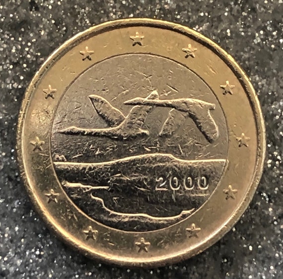 Pi ce 1 Euro Finlande 2000 Finlandia Cygne Volant Etsy France pi-ce-1-euro-finlande-2000-finlandia-cygne-volant-etsy-france