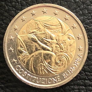 Coin 2 euro Italy Italy 2005 - Commemorative Anniversary of the European Constitution