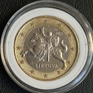 1 Euro Coin Lietuva Lithuania Lithuania 2015 - Knight of Vytis Rare