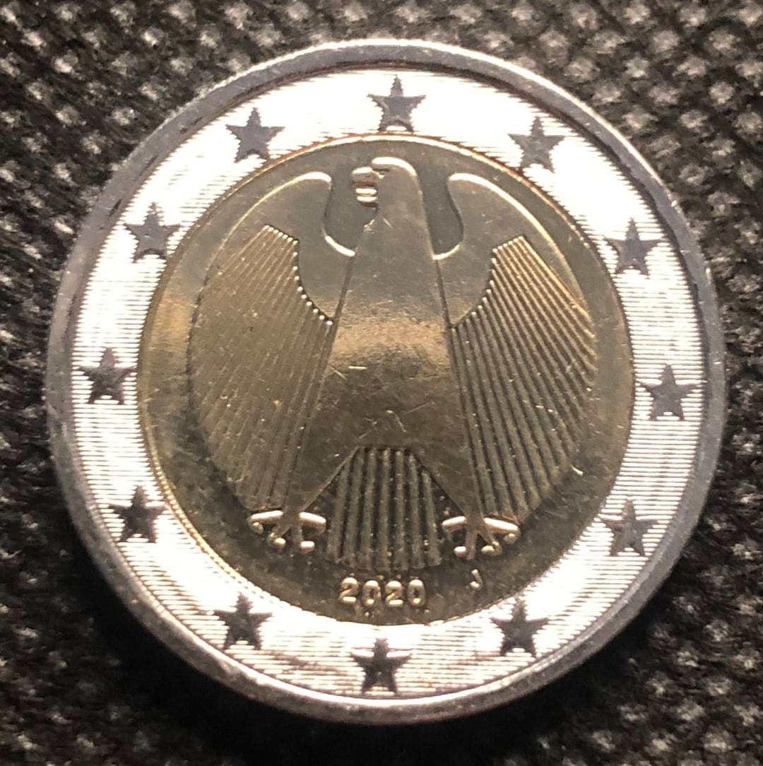 Bundesrepublik Deutschland 2 Euro Münze Wert Coin 2 Euro Bundesrepublik Deutschland Germany 'J' Hamburg 2020 - Etsy