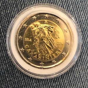 2 euro coin Italy 2014 - Commemorative 200 years of the Carabinieri - Rare