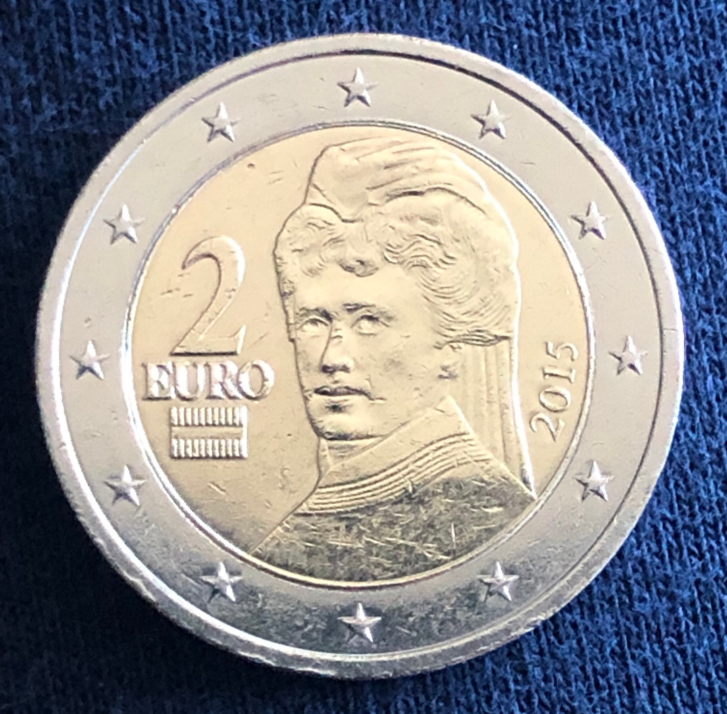 Piece De 2 Euros Autriche 2002 Valeur Pièce 2 euro Autriche 2015 Bertha Von Suttner - Etsy France