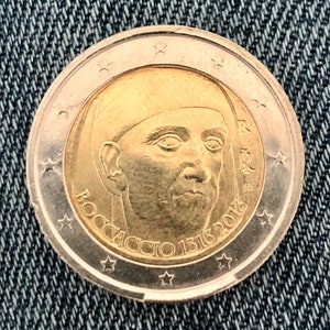 Coin 2 euro Italy Italy 2013 - Commemorative Giovanni Boccaccio