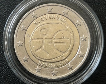 2 euro commemorative coin 10 years EMU - Slovensko - Slovakia 2009