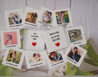 Reasons Why I Love You Mum / Reasons Why you are the Best Mum photo cards personalised Mother’s Day gift or Mum’s Birthday gift