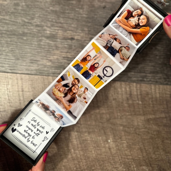 Caja de regalo personalizada con foto para primos: Mini recuerdos, mejores amigos de primos