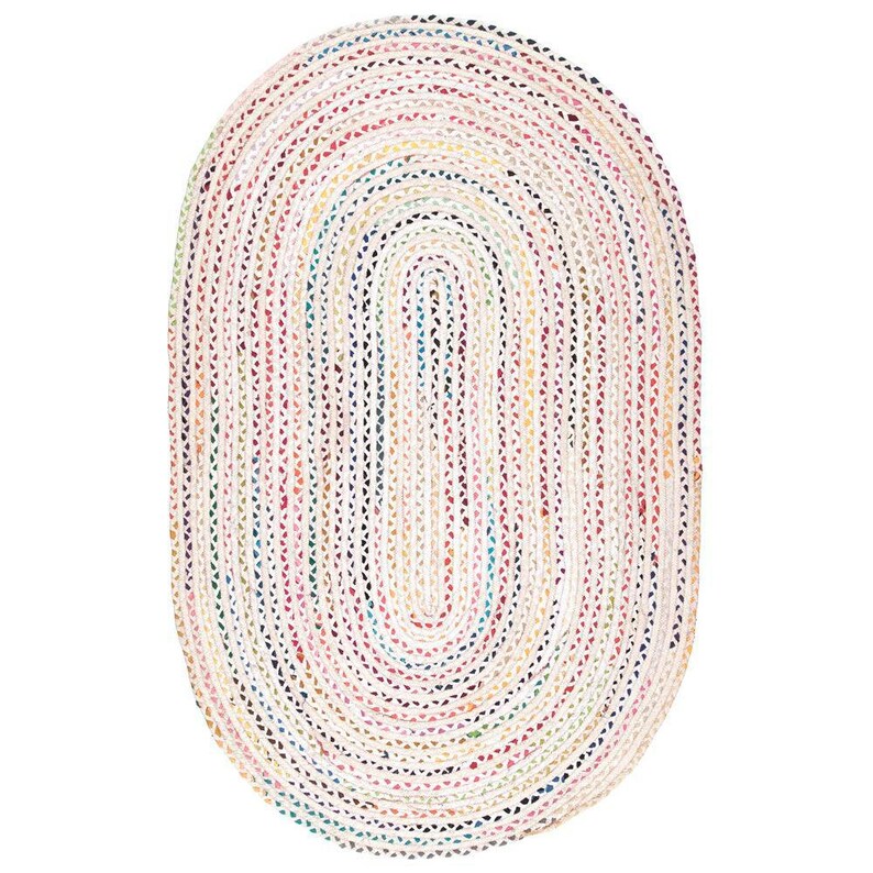 Natural Rugs Floor Decor Rugs Indian Braided Jute Rug Rag Hand Woven Natural Jute area Rugs for Home Decor Rugs Living Area Decorative