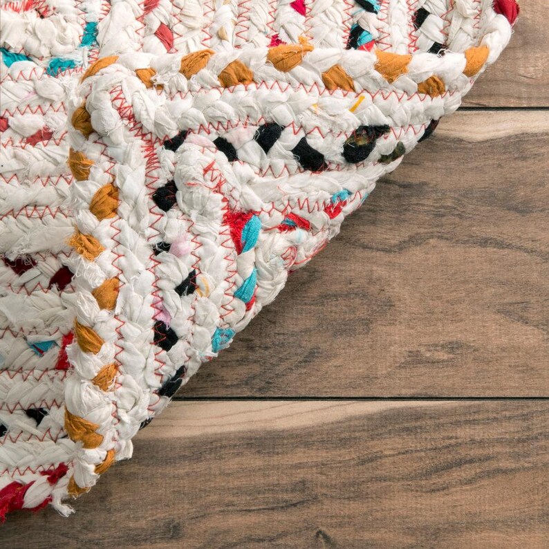 Natural Rugs Floor Decor Rugs Indian Braided Jute Rug Rag Hand Woven Natural Jute area Rugs for Home Decor Rugs Living Area Decorative