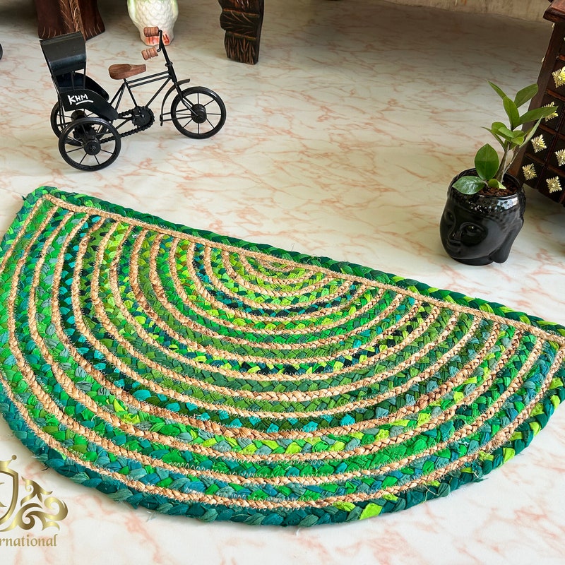 Large Door Mat Braided - Etsy