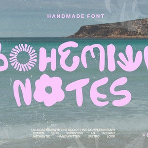 Hand Lettered Font, Handwritten Font, Bold Font, Bold Hand Lettering, Modern Font, Symbol Font, Hand Lettering Font, Bohemian Font