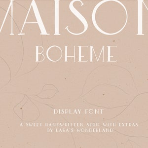 Hand beschriftet Schriftart, handschriftliche Schriftart, handgeschriebene Typografie, handgemachte Schreibmaschine Schrift, rustikale Logo Schriftart, botanische Linie Art Clipart