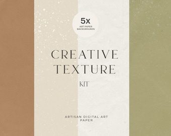 Creative Texture Pack - Digital Watercolor Paper Texture - Vintage Craft Texture - Digital Paper Texture - Craft Paper Texture