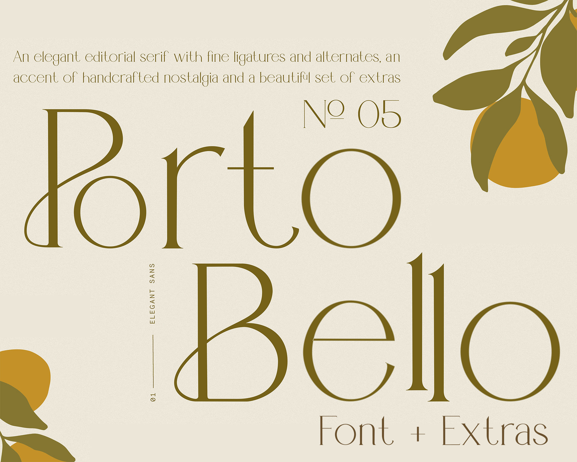 Modern Ligature Font Elegant Font Logo Design Font Display Etsy