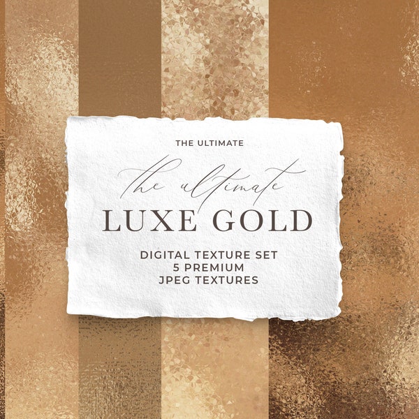 Digital Gold Foil Texture - Luxury Gold Texture - Golden Background - Digital Backdrop - Gold Foil Digital Paper - Photoshop Texture