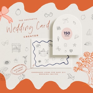 Icona Line Art Italia - Creatore di biglietti di nozze per destinazioni estive - Icone italiane disegnate a mano PNG - Nastro e fiocco PNG - Icone cibo per matrimoni PNG
