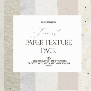 Watercolor Paper Texture - Clip Art Paper Texture - Handcrafted Paper Background - Watercolor Paper Background - High Resolution Texture image 1