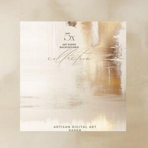 Modern Neutral and Gold Background - Beige and Gold Texture - Abstract ...
