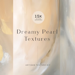 May include: 15 digital art paper backgrounds with dreamy pearl textures. Artisan texture kit.