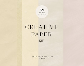 Creative Texture Pack - Digital Craft Paper Texture - Craft Texture - Digital Paper- Vintage Texture - Neutral Backdrop - ProCreate Texture