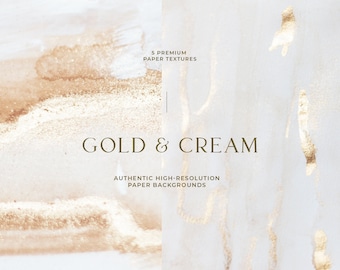 Fine Art Gold Texture, Creme Beige Background Texture, Beige and Gold Textures, Abstract Gold Background, Golden Watercolor Texture