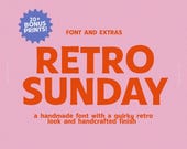 Handmade Sans Serif Font, Bold Font, Retro Font, Modern Handmade Font, Handmade Sans Serif Font, Modern Typography, Clean Font