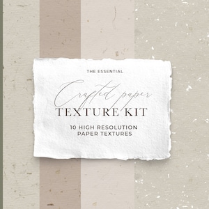 Texture de papier artisanal - Texture de papier Fine Art - Texture de papier aquarelle numérique - Bundle de texture de papier fait main - Texture de ClipArt aquarelle