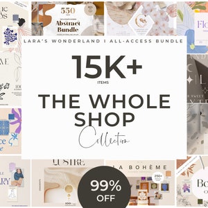Clip Art Whole Shop Bundle - Watercolor Shop Bundle - Watercolor Clipart Bundle - Entire Shop Bundle - Digital Clipart PNG
